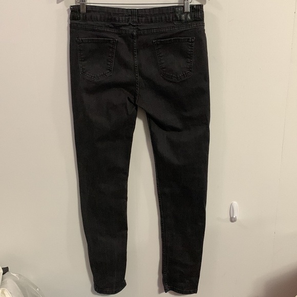 Christian Audigier distressed straight leg jeans, Sz 31 X 32, good condition - Picture 5 of 8